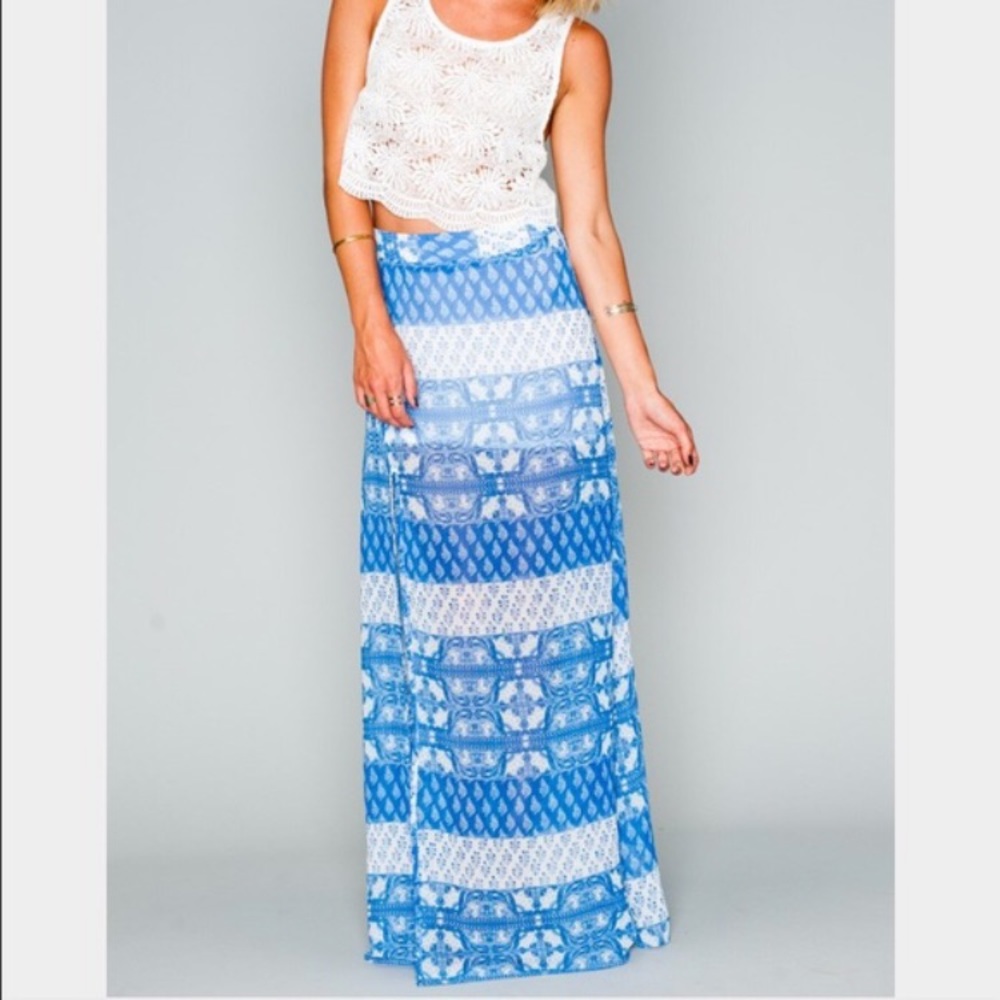 Show Me Your Mumu Maxi Skirt